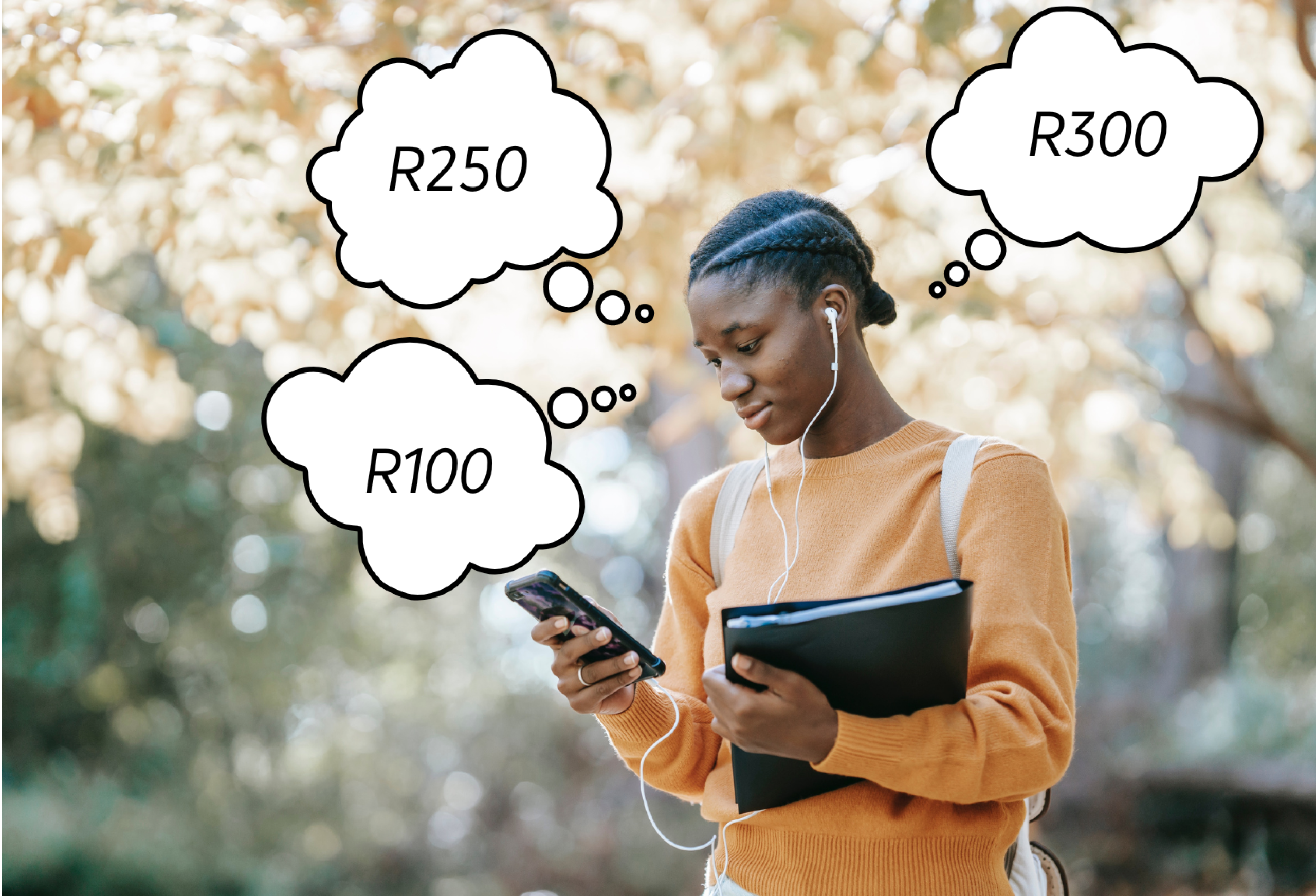 South African university application fees